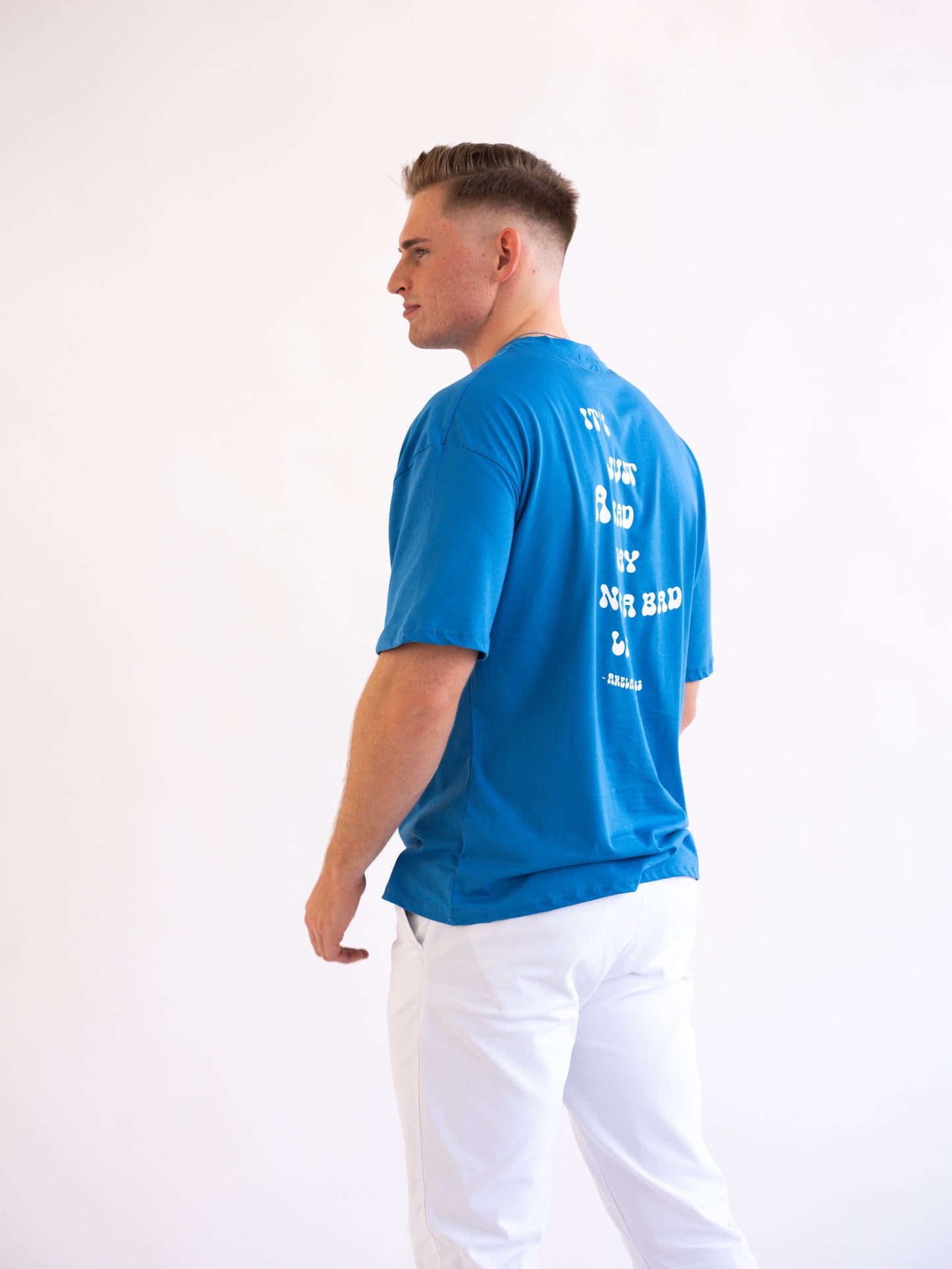 "waves of Life" T-Shirt blau