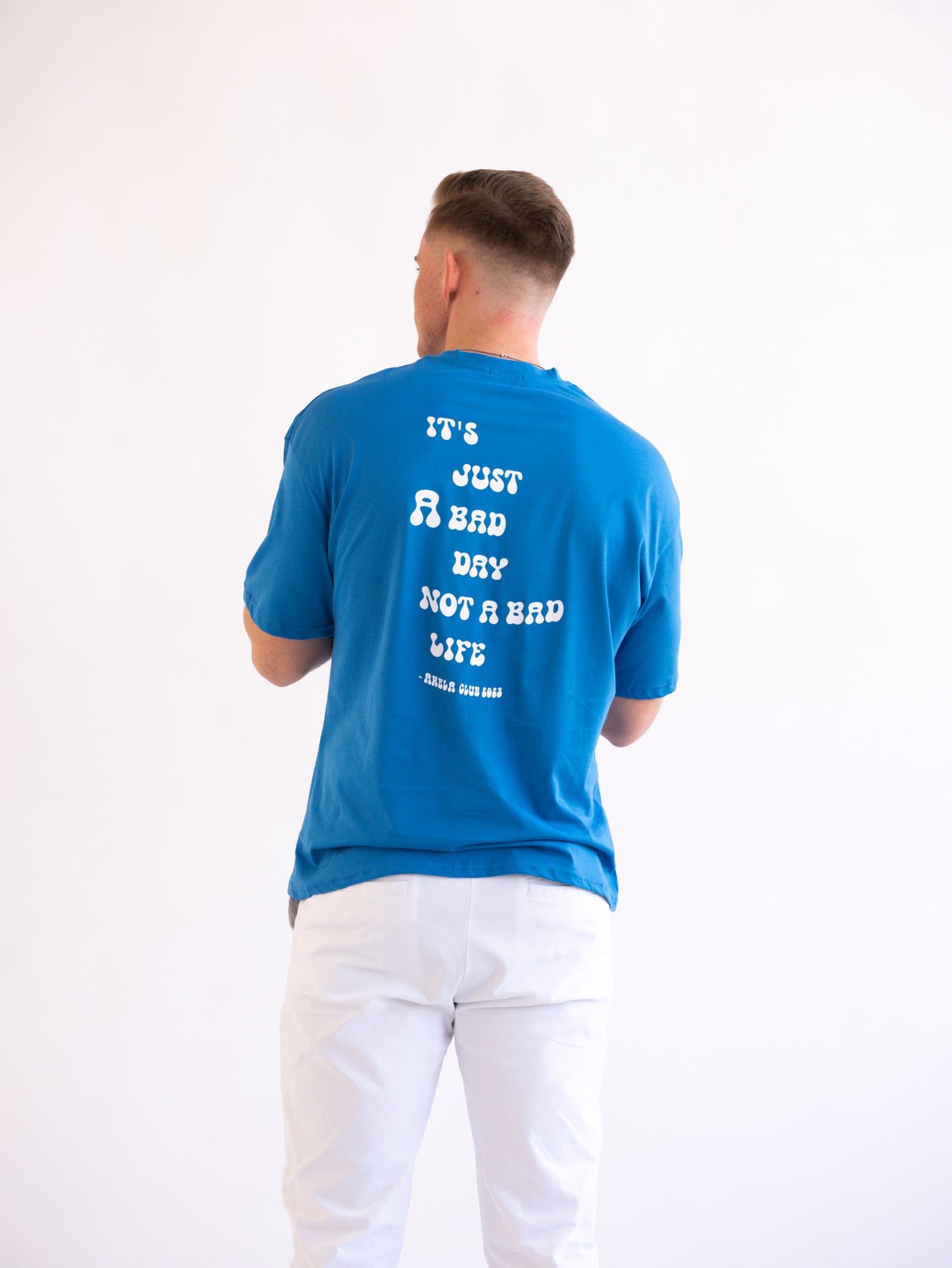 "waves of Life" T-Shirt blau